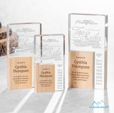 Jardin Rectangle Wood Trophy - Eco-Friendly Trophies