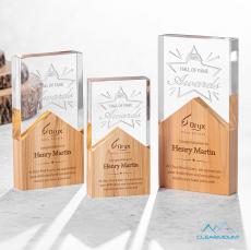 Montagnes Rectangle Wood Trophy - Eco-Friendly Trophies