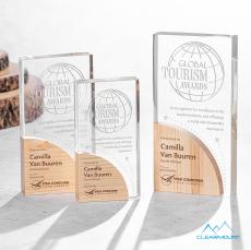 Nuage Rectangle Wood Trophy - Eco-Friendly Trophies