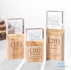 Plante Towers Wood Trophy - Eco-Friendly Trophies