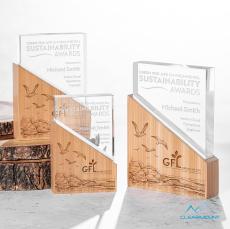 Rocheaux Rectangle Wood Trophy - Eco-Friendly Trophies