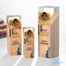 Falaise Full Color Towers Wood Trophy - Eco-Friendly Trophies