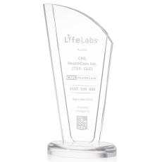Cohen Clear Peaks Acrylic Trophy - Employee Awards