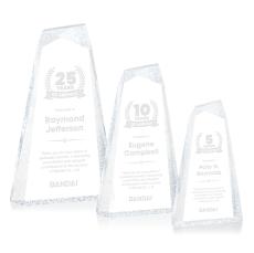 Veradero Clear Peaks Acrylic Trophy - Employee Awards