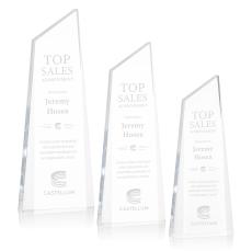 Delaney Clear Peaks Acrylic Trophy - Acrylic Trophies