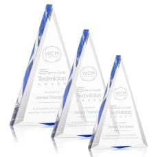 McWilliams Blue Pyramid Acrylic Trophy - Acrylic Trophies