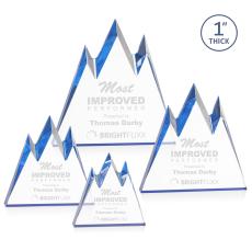 Garza Peak Blue Peaks Acrylic Trophy - Acrylic Trophies