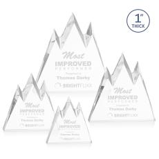 Garza Peak Clear Peaks Acrylic Trophy - Acrylic Trophies