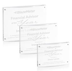 Middlebury Rectangle Acrylic Trophy - Employee Awards