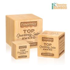 Kenilworth Cube Square / Cube Wood Trophy - Eco-Friendly Trophies