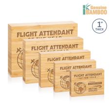 Auckland Rectangle Wood Trophy - Eco-Friendly Trophies