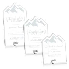 Jewell Summit Silver Peaks Acrylic Trophy - Acrylic Trophies