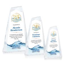 Veradero Full Color Clear Peaks Acrylic Trophy - Custom Trophies