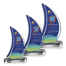 Covington Full Color Unique Acrylic Trophy - Custom Trophies