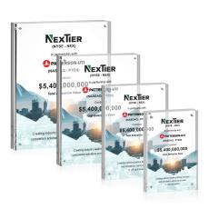 Kirkham Full Color Rectangle Acrylic Trophy - Acrylic Trophies