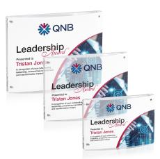 Middlebury  Full Color Rectangle Acrylic Trophy - Acrylic Trophies