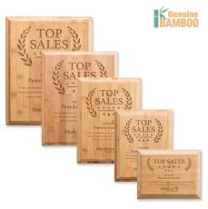 Bamboo Engraved Plaque - Wall Plaque Awards