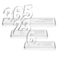 Hutchison Simms Clear Crystal Trophy - Crystal Trophies