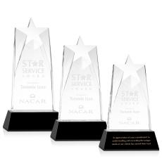 Hutchins Star on Base - Black - Trophies