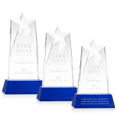 Hutchins Star on Base - Blue - Trophies