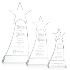 Manolita Star Clear Crystal Trophy - Crystal Trophies