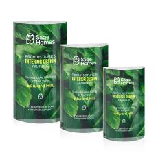 Lytton Full Color Towers Crystal Trophy - Crystal Trophies