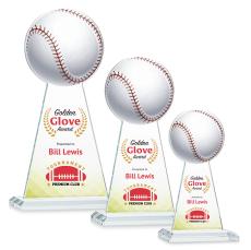 Edenwood Baseball Full Color Clear Towers Crystal Trophy - Trophies