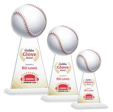 Edenwood Baseball Full Color Fagan Towers Crystal Trophy - Trophies