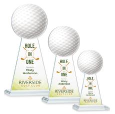 Edenwood Golf Full Color Clear Towers Crystal Trophy - Trophies