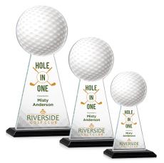 Edenwood Golf Full Color Black Towers Crystal Trophy - Trophies