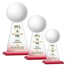 Edenwood Golf Full Color Red Towers Crystal Trophy - Trophies