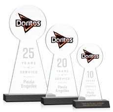 Laidlaw Full Color/Etch Black Unique Crystal Trophy - Custom Trophies