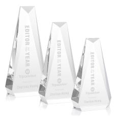 Carmel Clear Towers Crystal Trophy - Crystal Trophies