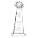 Akins Globe Crystal Trophy