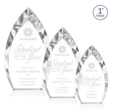 Marinello Clear Peaks Crystal Trophy - Crystal Trophies