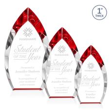Marinello Red Peaks Crystal Trophy - Crystal Trophies