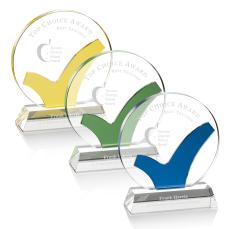 Elmsley Circle Crystal Trophy - Crystal Trophies