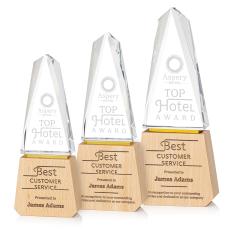 Vigil Peaks Wood Trophy - Eco-Friendly Trophies