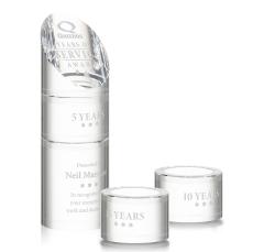 Corbin Stacker Clear Towers Crystal Trophy - Crystal Trophies