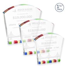 Topeka Peaks Crystal Trophy - Crystal Trophies