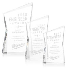 Roswell Peaks Crystal Trophy - Crystal Trophies