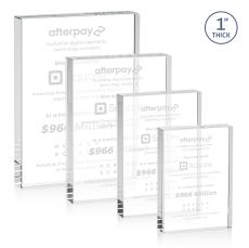 Bendell Rectangle Crystal Trophy - Crystal Trophies