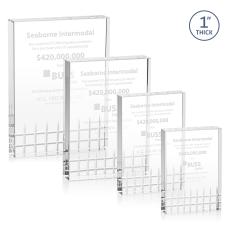 Lynch Rectangle Crystal Trophy - Crystal Trophies