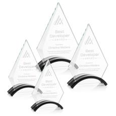 Fremont Black Crystal Trophy - Crystal Trophies