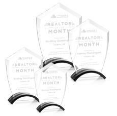 Pullman Black Peaks Crystal Trophy - Crystal Trophies