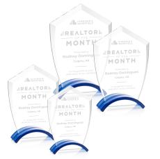 Pullman Blue Peaks Crystal Trophy - Crystal Trophies