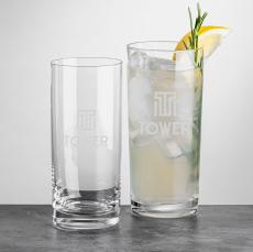 Eason Hiball/Cooler - Deep Etch - Cocktail Glasses