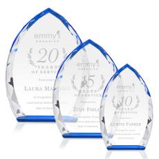 Grossman Blue Peaks Crystal Trophy - Crystal Trophies