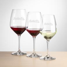 Santiago Wine - Deep Etch - Wine Glasses