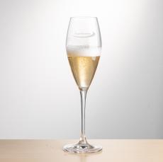 Santiago Flute - Deep Etch - Champagne Glasses